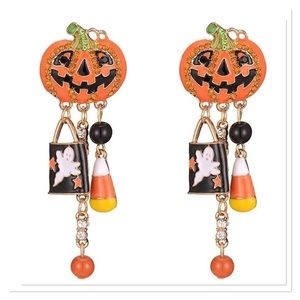Pumpkin Charm Earrings